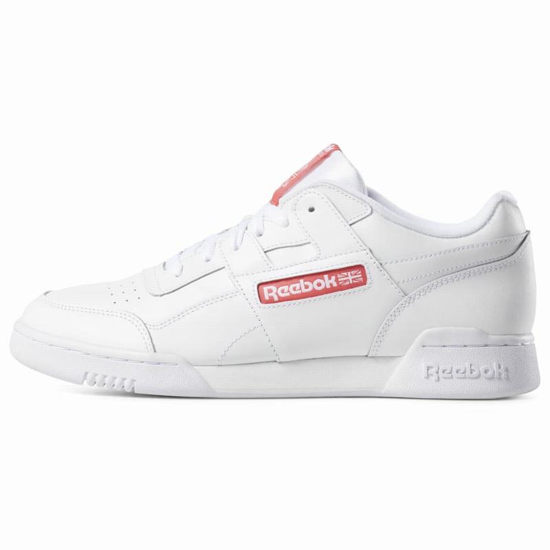 Tenisi Reebok Workout Plus Barbati Albi/Roz Romania TJ2850CE